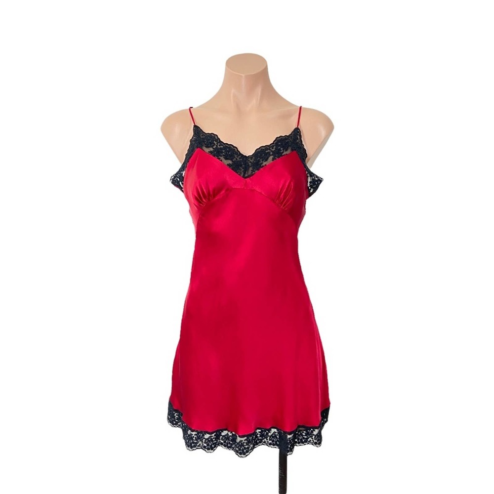 100% Silk Lace Slip Gown S Gold Label